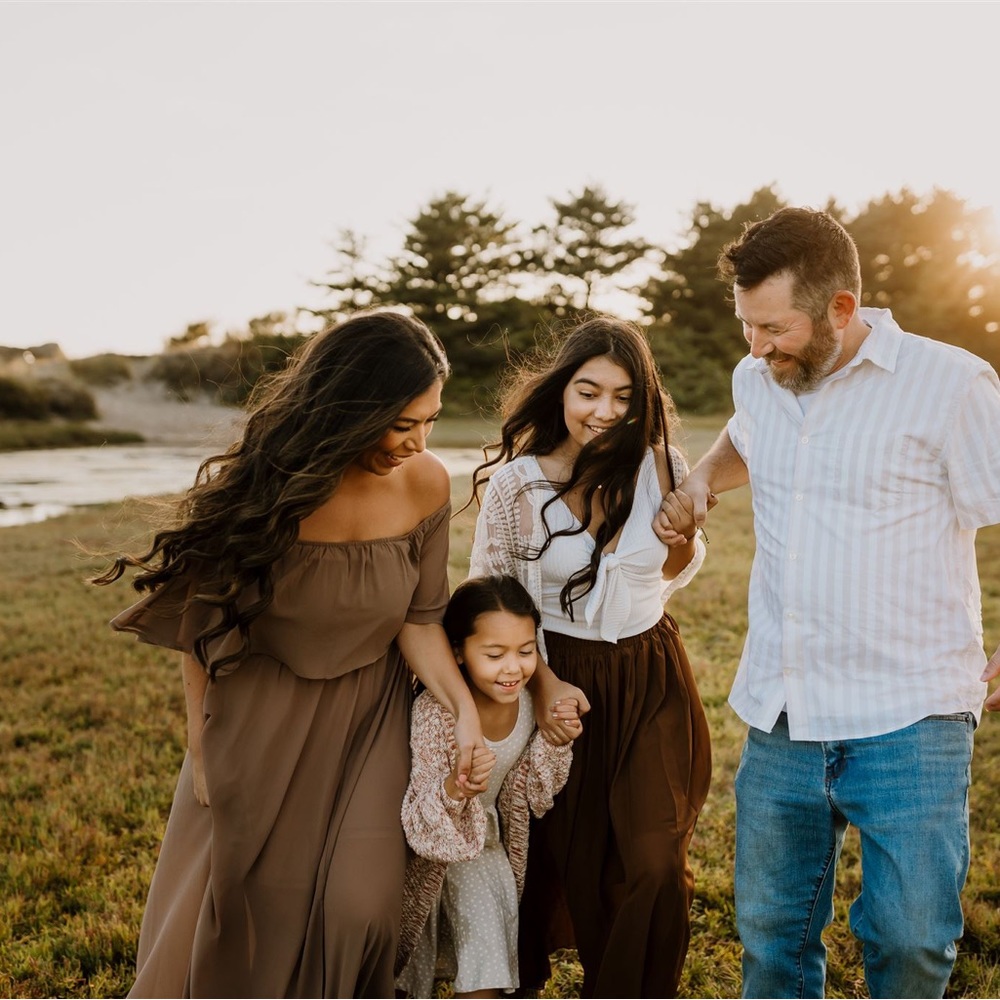 Off the shoulder mocha maxi dress